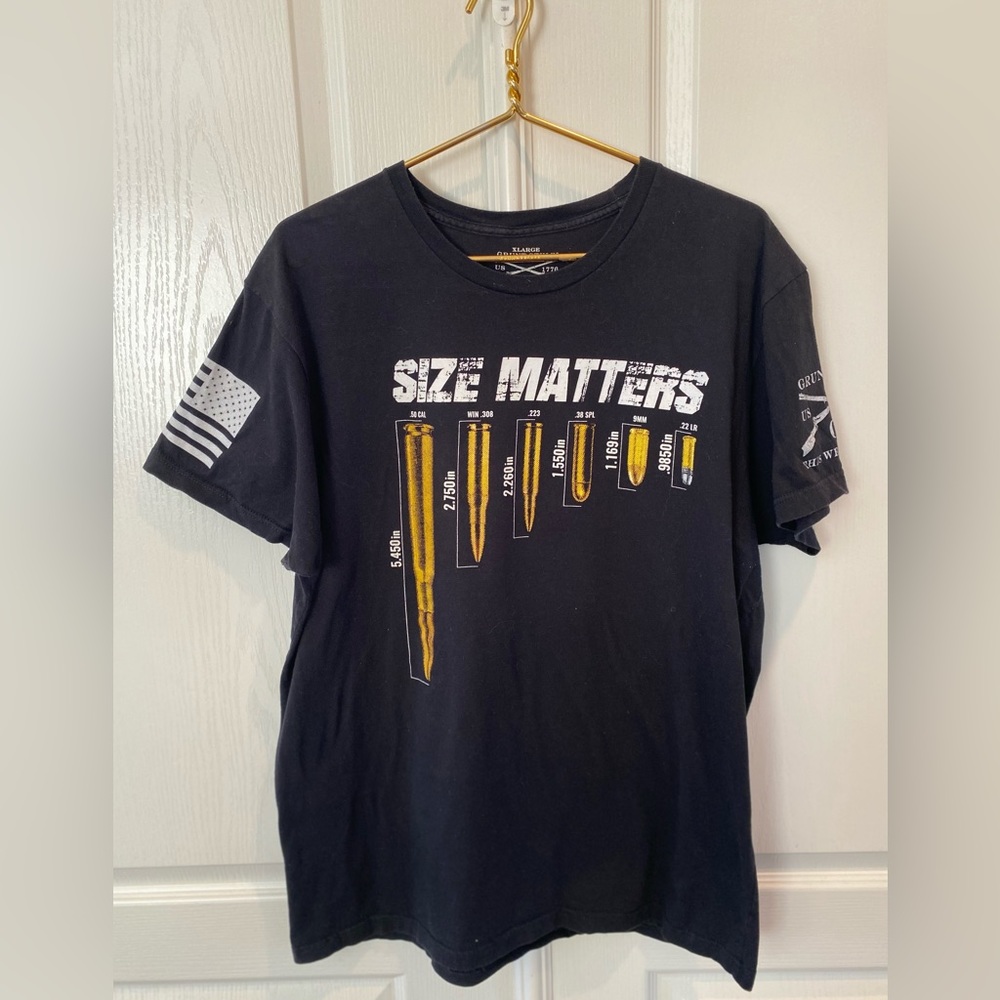 Grunt Style Size Matters Tee Shirt XL